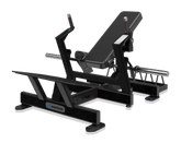 Nautilus Glute Drive Weight Storage